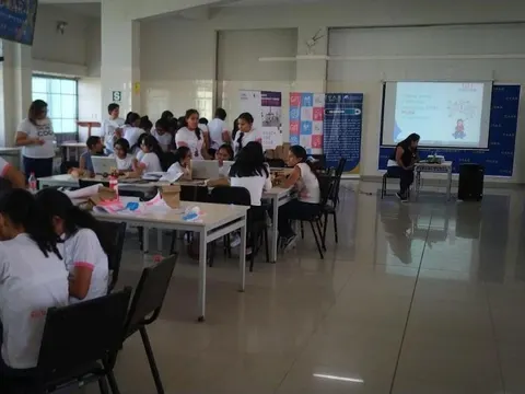 Photo from Fundación Telefónica, Crack The Code, Hub UDEP