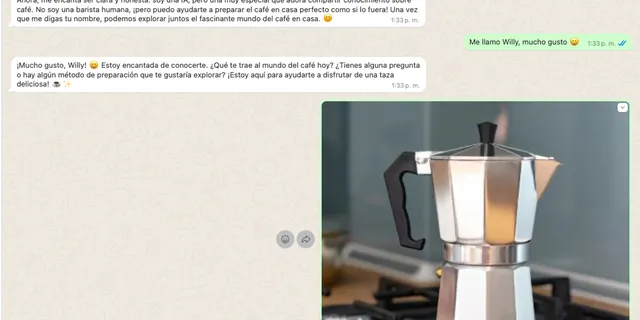 Martina AI - Asistente Virtual Barista