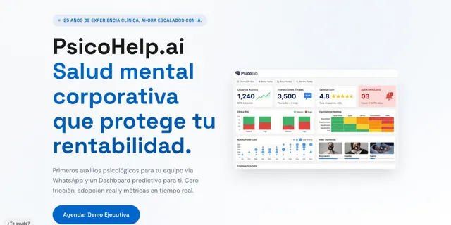 PsicoHelp - Salud Mental Corporativa con IA