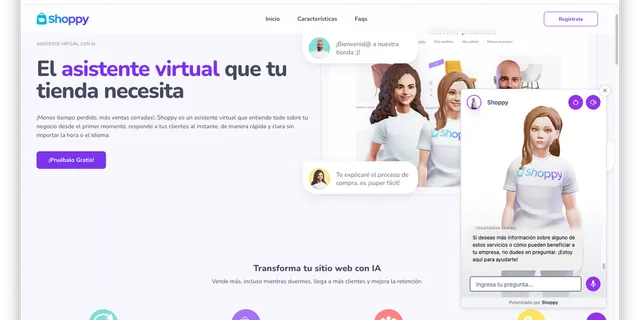 Shoppy.chat - Asistente Virtual con IA